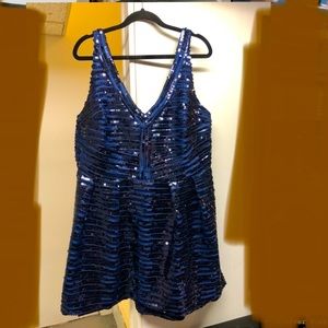 Blue Sequined dress